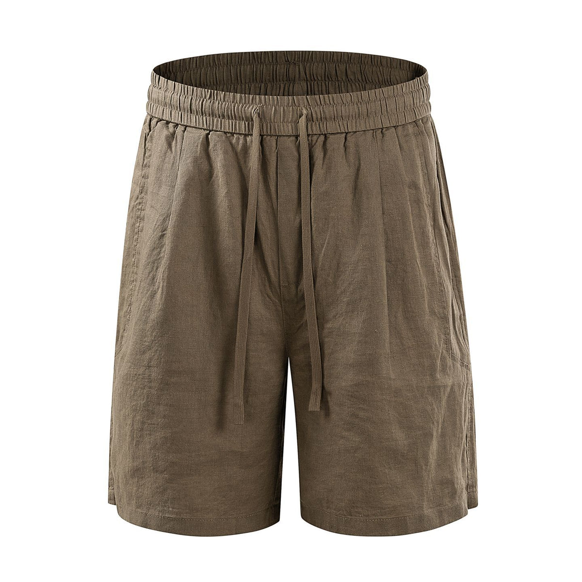 Japanese-Style Linen Drawstring Shorts for Men