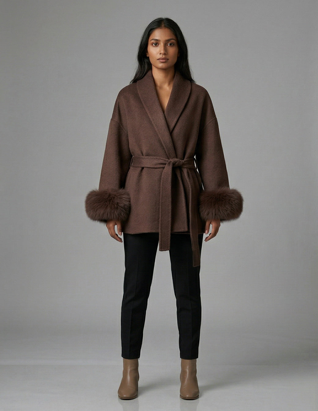 The Woolen Wrap Short Coat