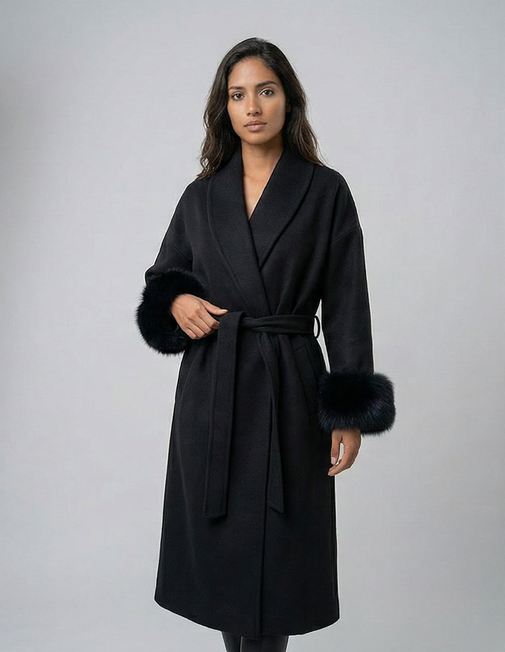 The Woolen Wrap Long Coat