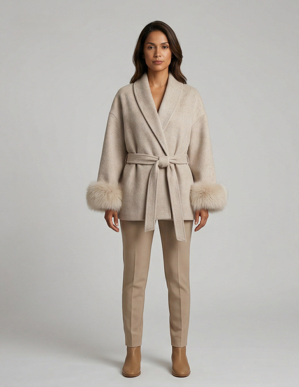 The Woolen Wrap Short Coat