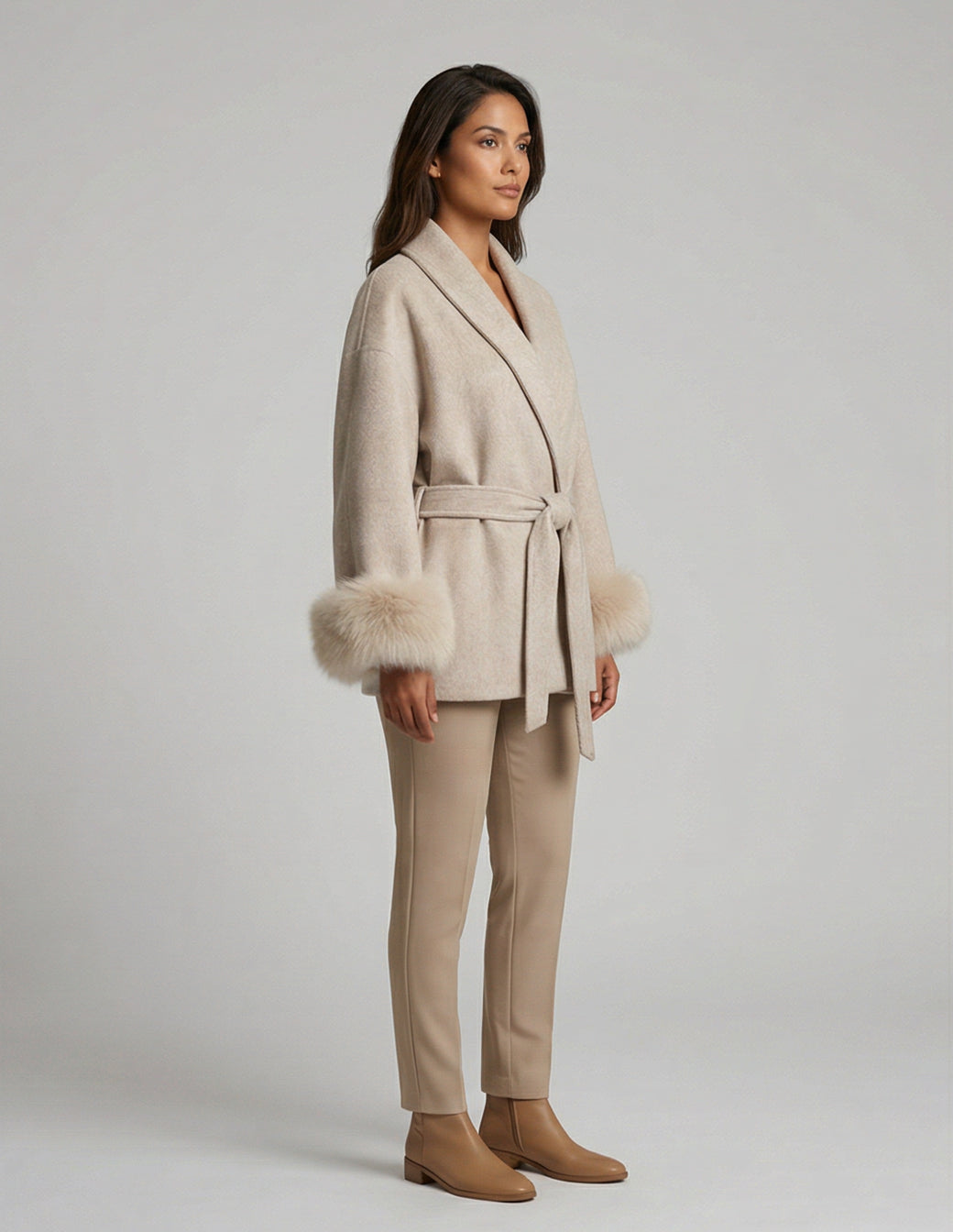 The Woolen Wrap Short Coat