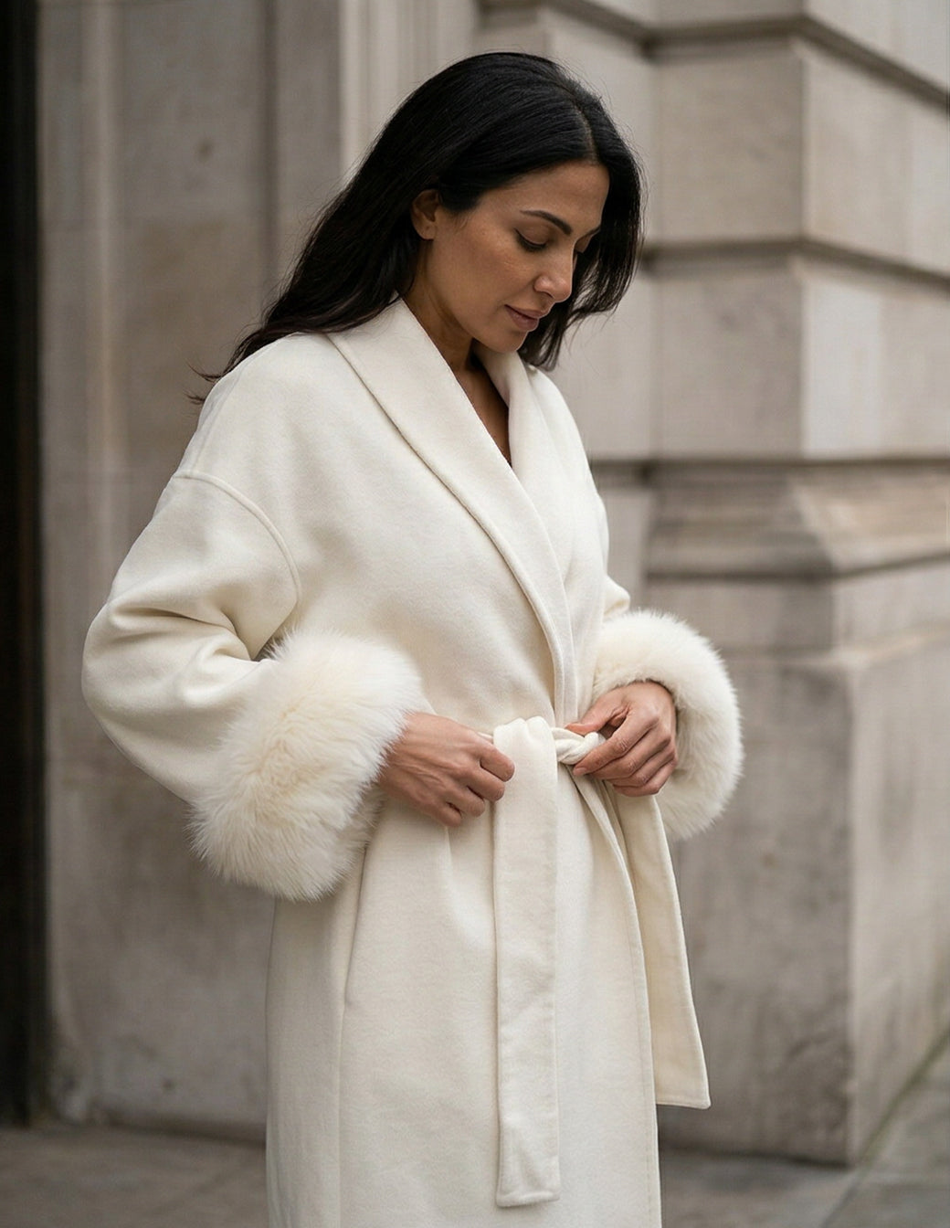 The Woolen Wrap Long Coat