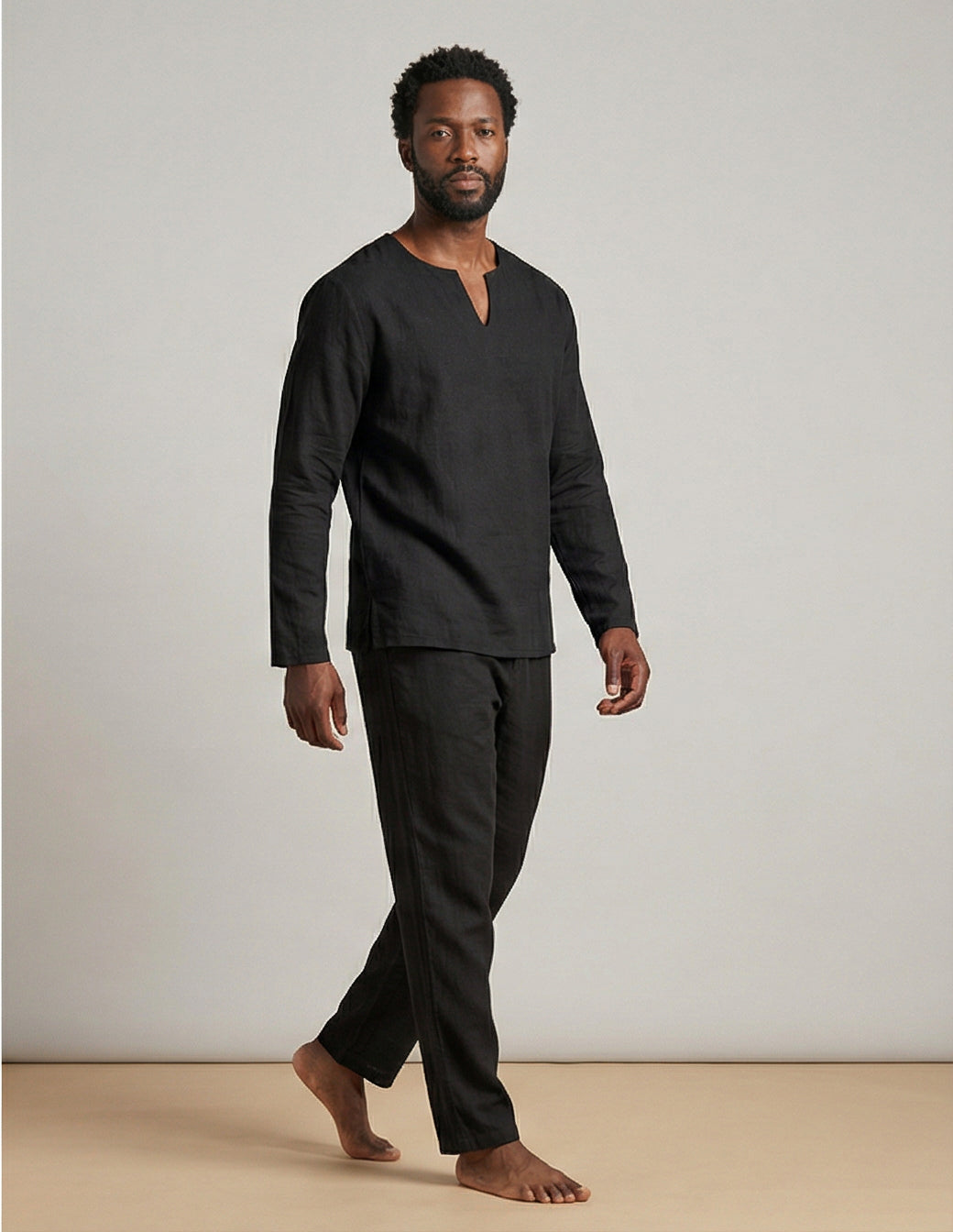 The Men’s Cotton-Linen Leisure Set