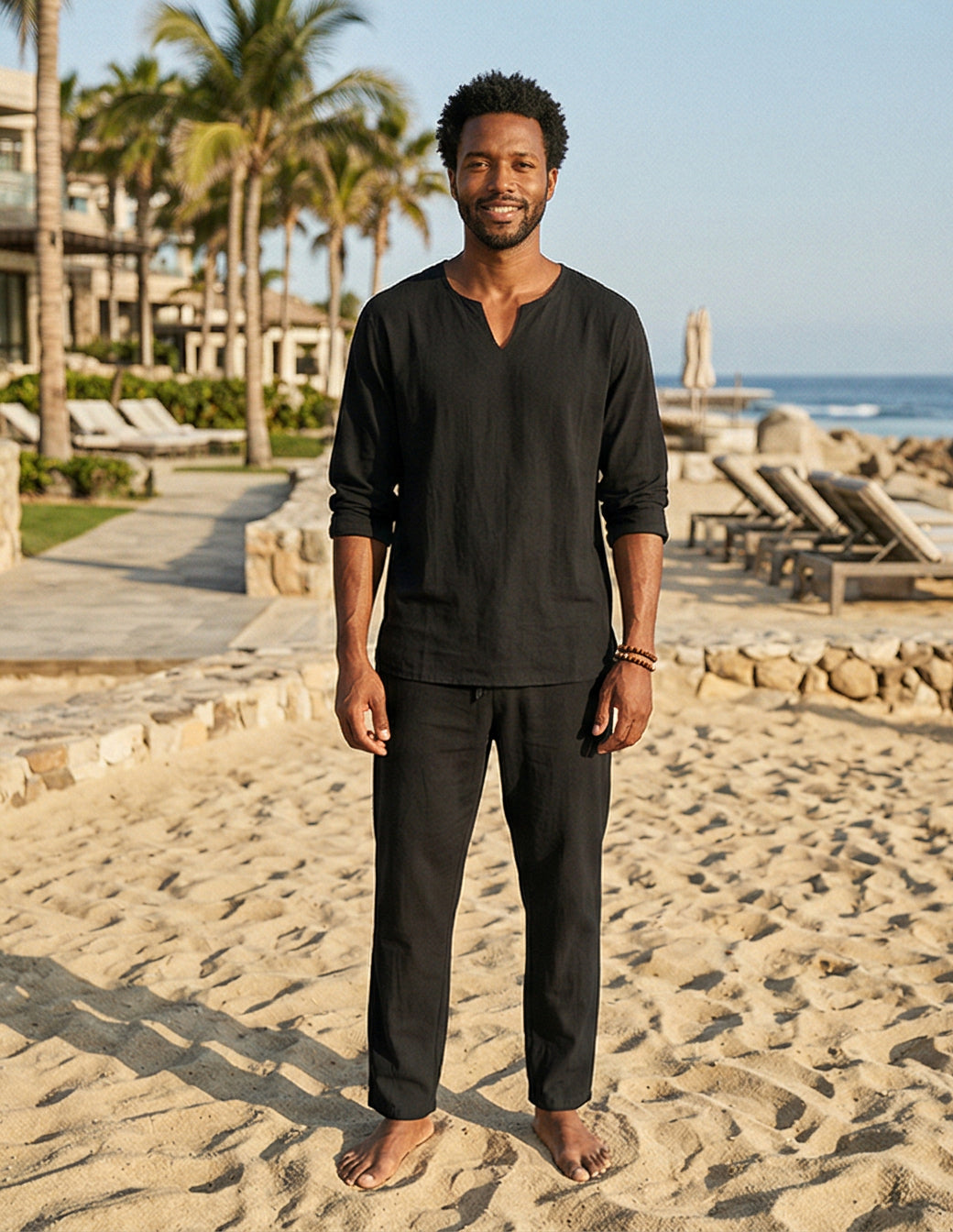 The Men’s Cotton-Linen Leisure Set