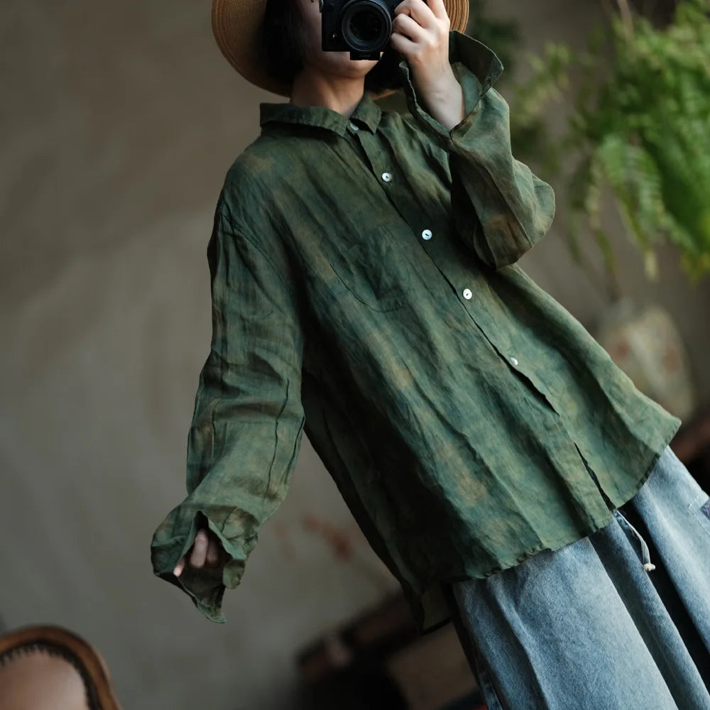 The Artful Ramie Batwing Shirt