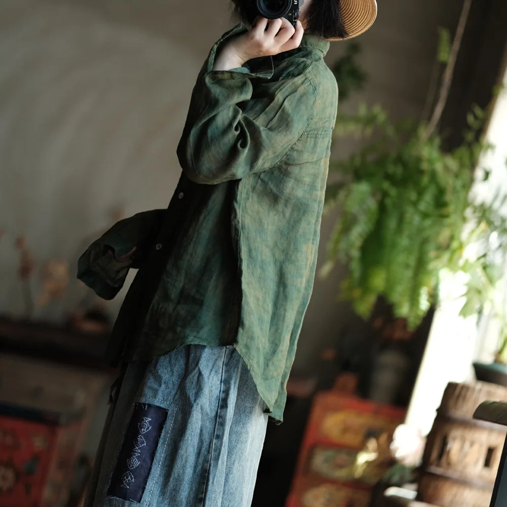 The Artful Ramie Batwing Shirt