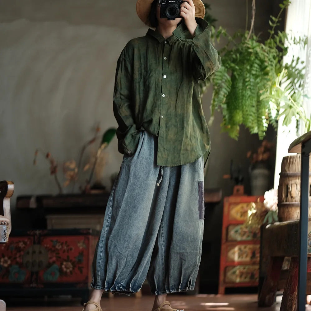 The Artful Ramie Batwing Shirt