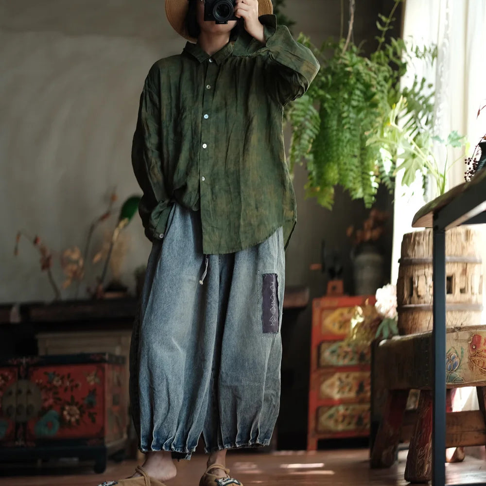 The Artful Ramie Batwing Shirt