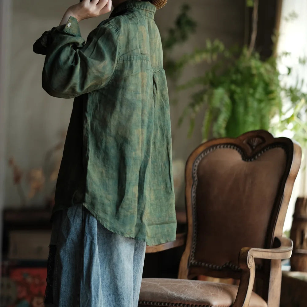 The Artful Ramie Batwing Shirt