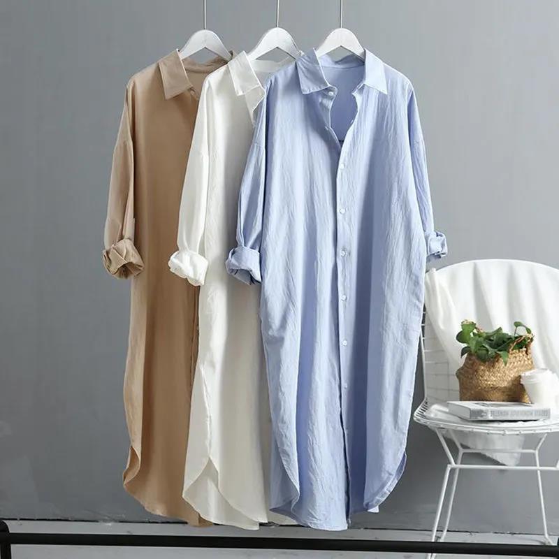 Cotton Linen Shirt Dress