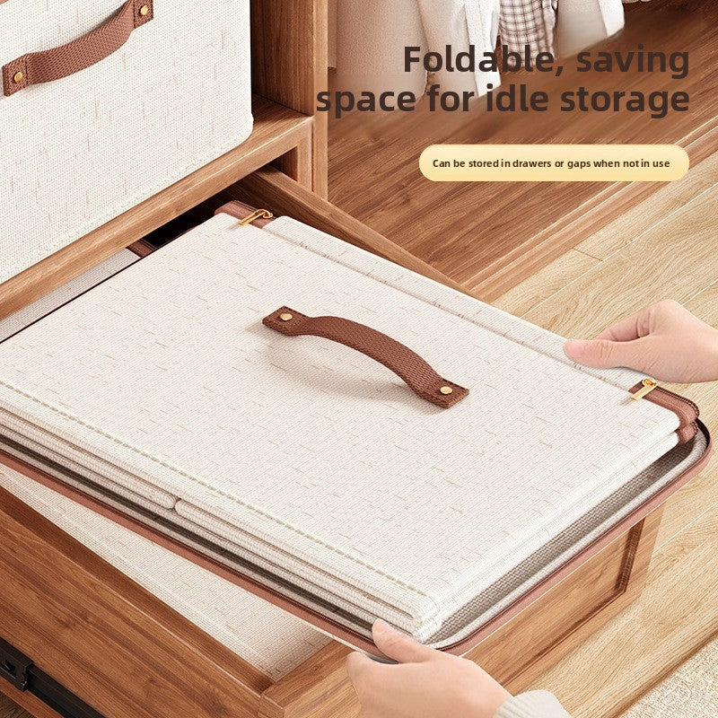 Cotton Linen Storage Box with Lid