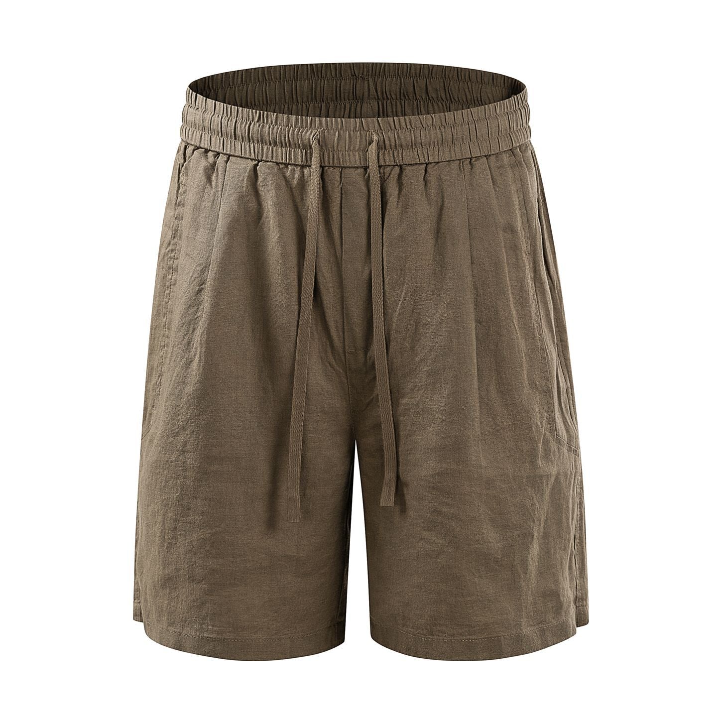 Japanese-Style Linen Drawstring Shorts for Men