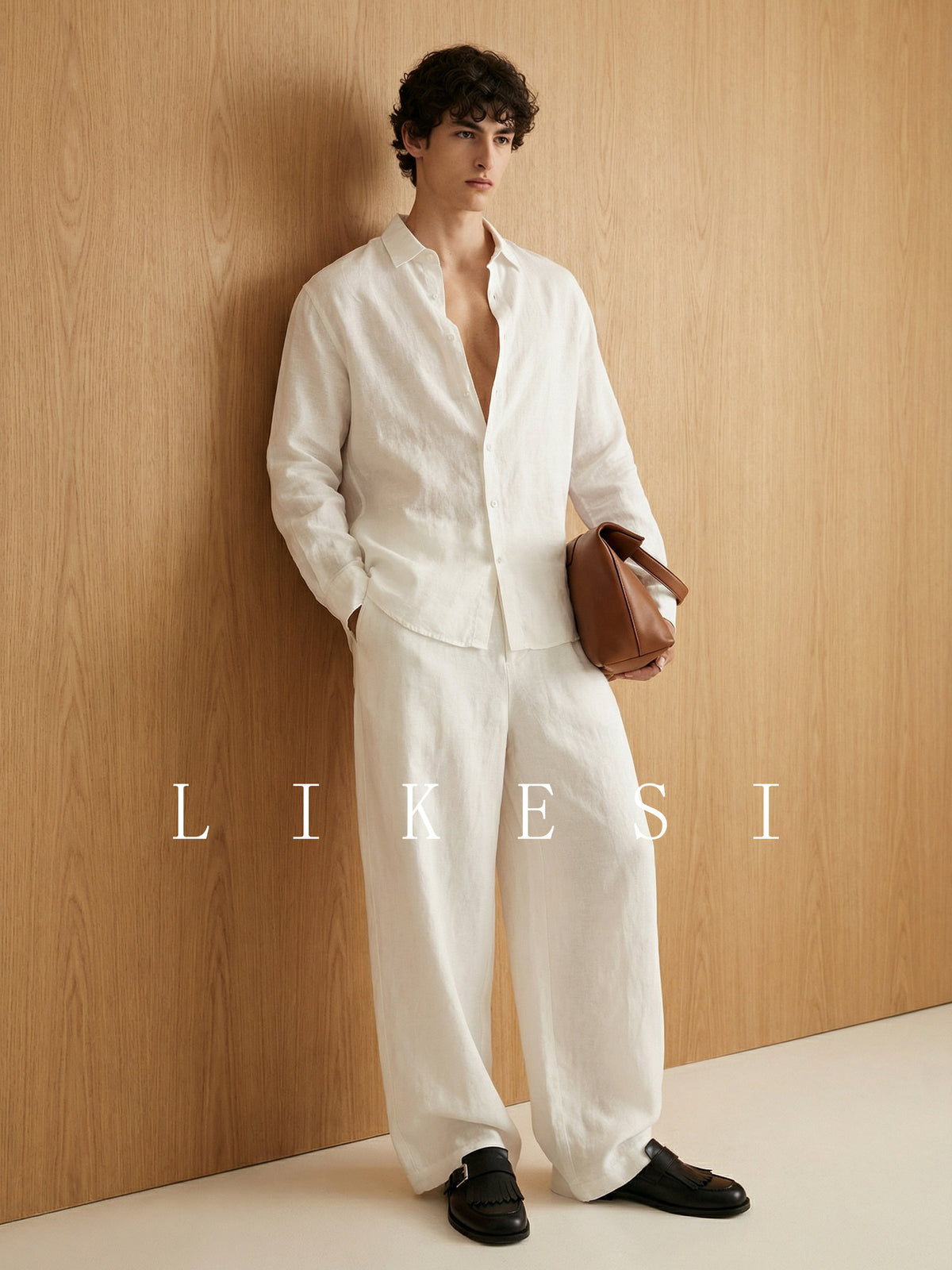 Italian-Style Pure Linen Relaxed Fit Shirt