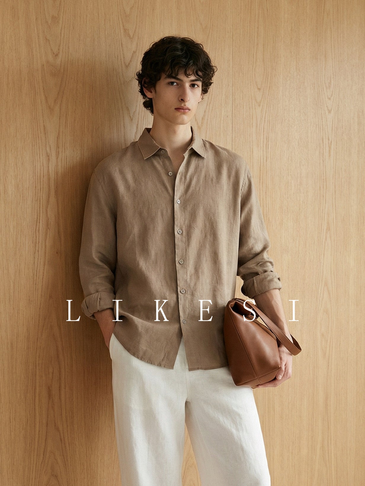 Italian-Style Pure Linen Relaxed Fit Shirt