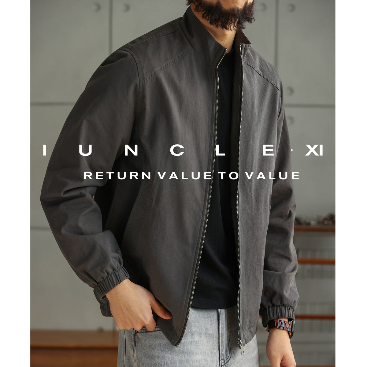 Cotton Linen Blend Washed Casual Jacket