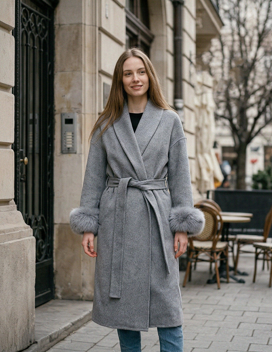 The Woolen Wrap Long Coat
