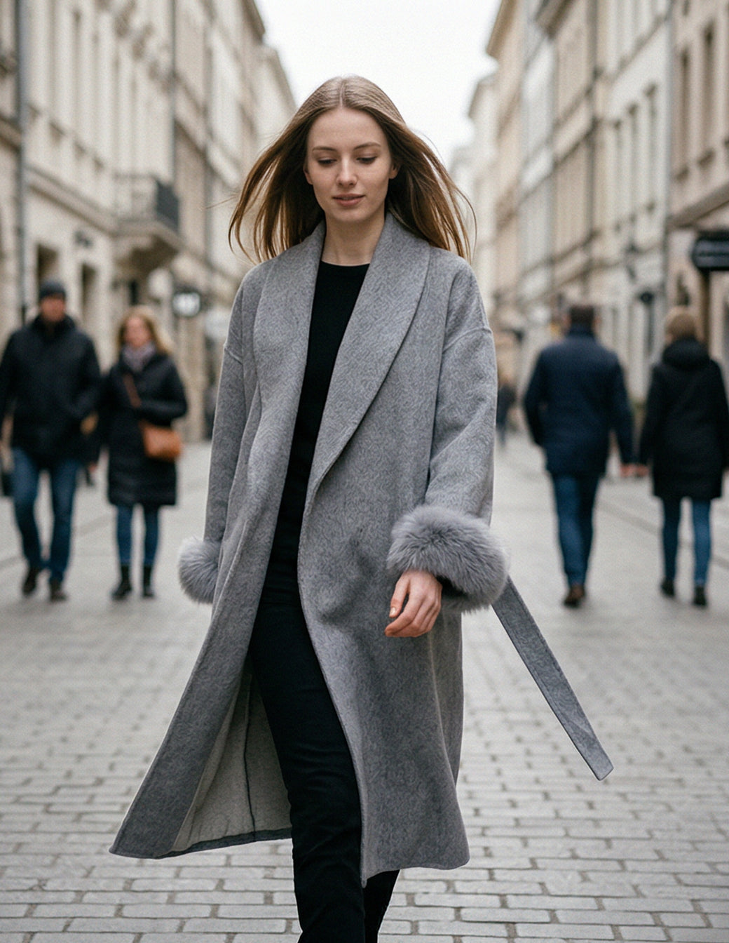 The Woolen Wrap Long Coat