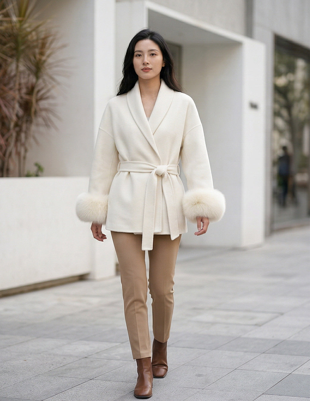 The Woolen Wrap Short Coat