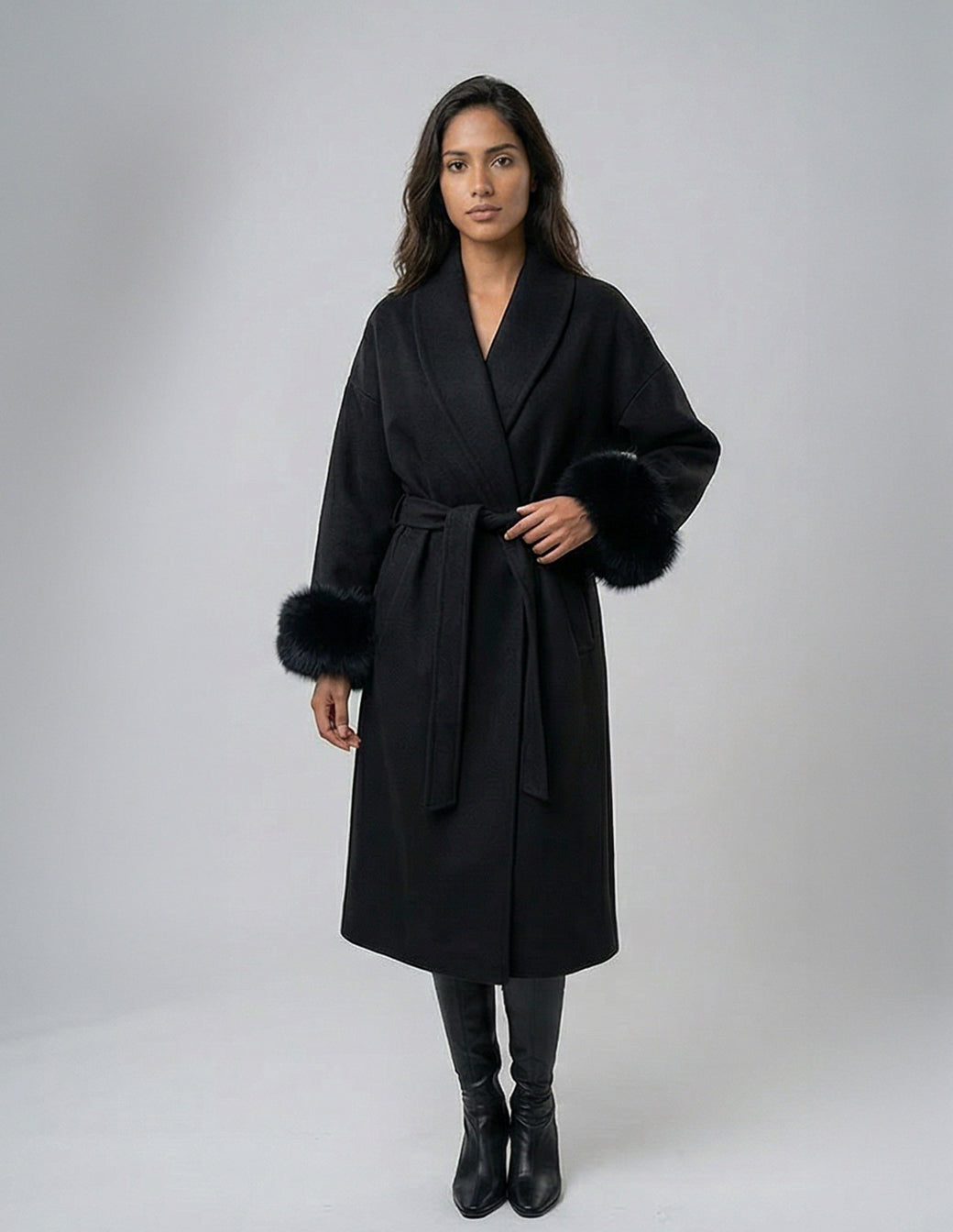 The Woolen Wrap Long Coat