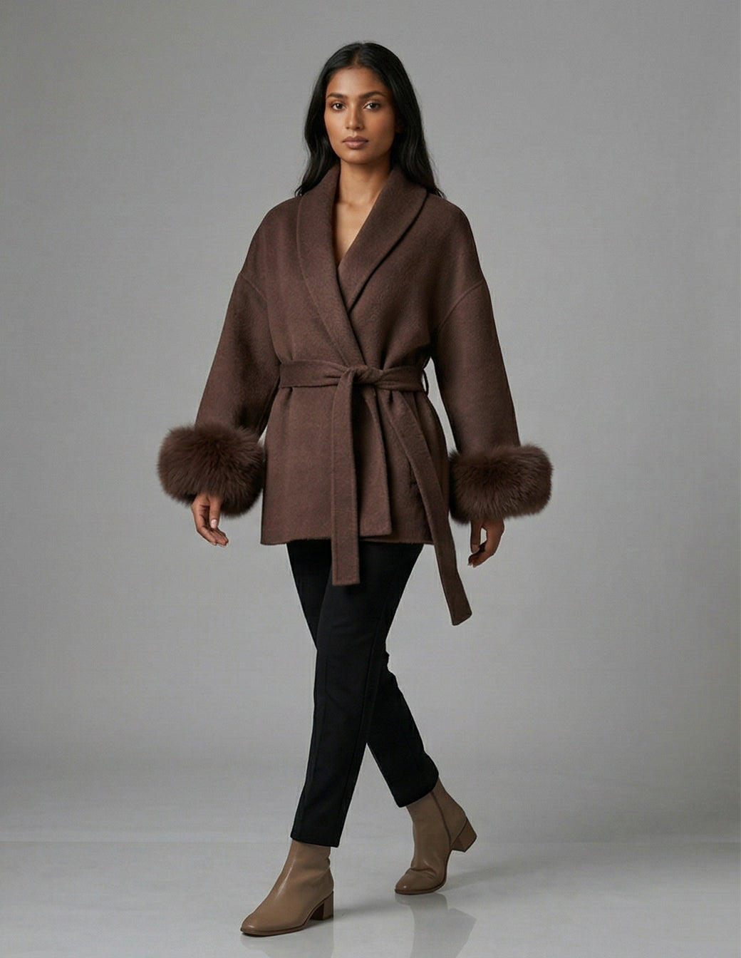 The Woolen Wrap Short Coat