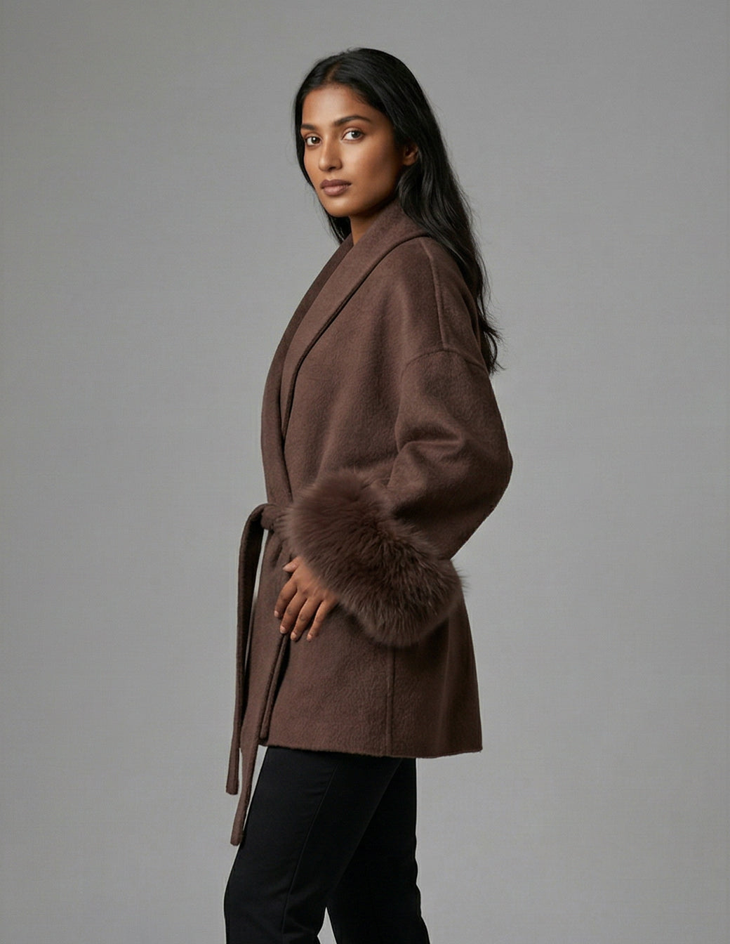 The Woolen Wrap Short Coat