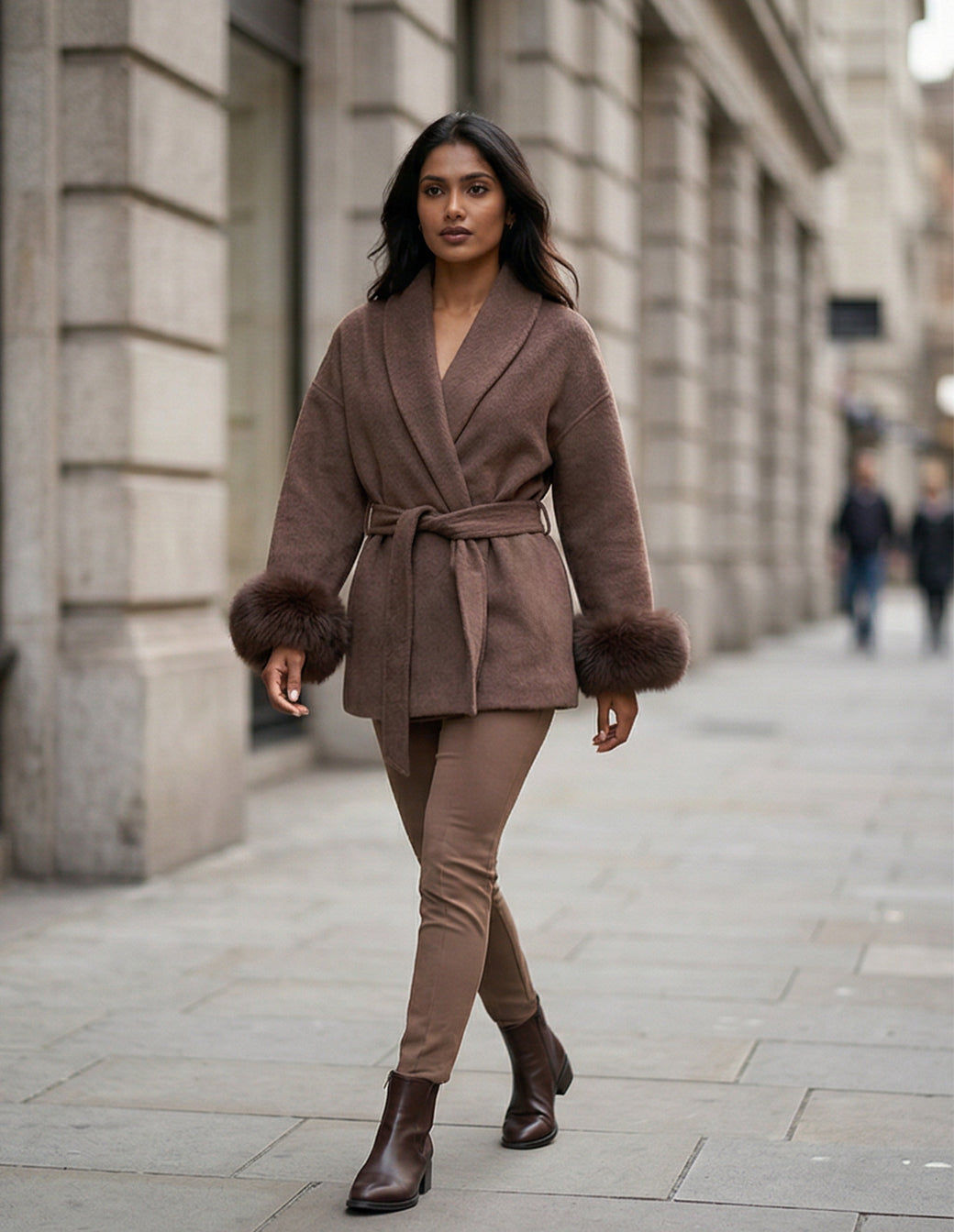 The Woolen Wrap Short Coat
