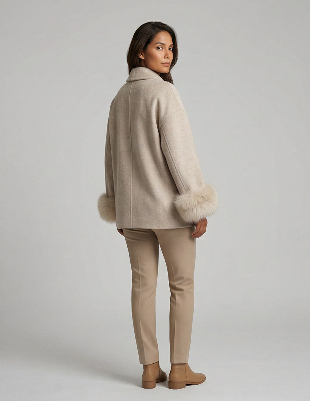 The Woolen Wrap Short Coat