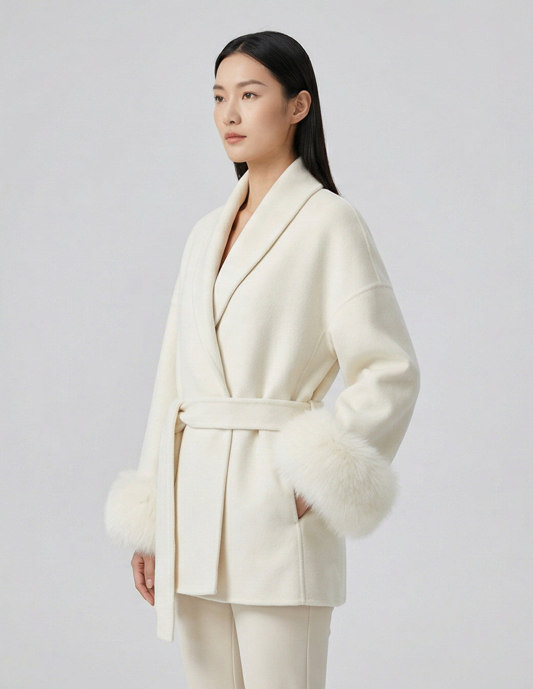 The Woolen Wrap Short Coat