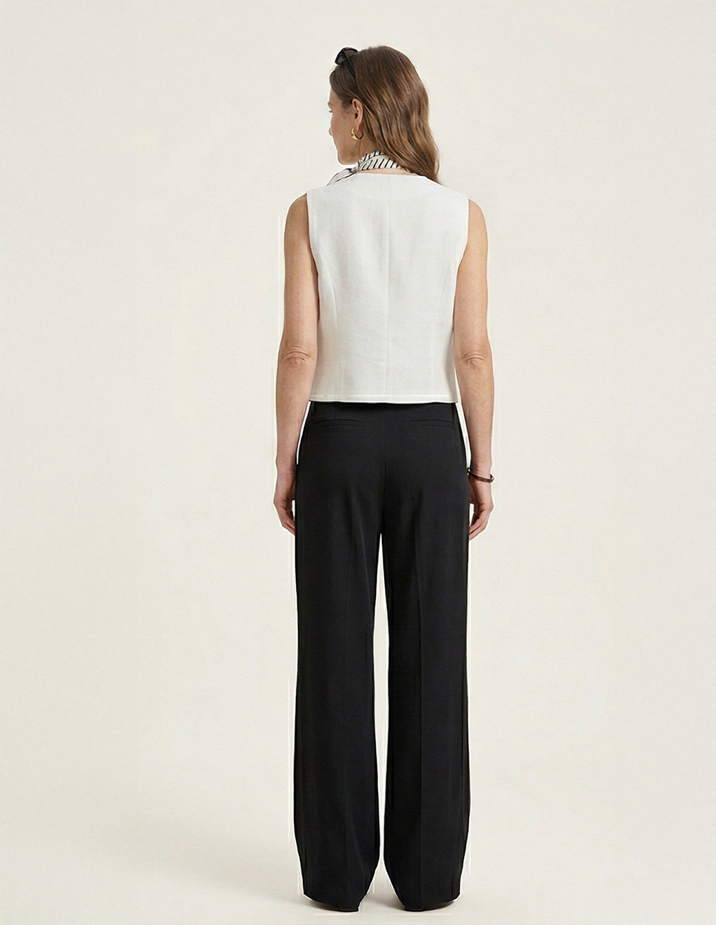 Ivory Muse Tailored Top