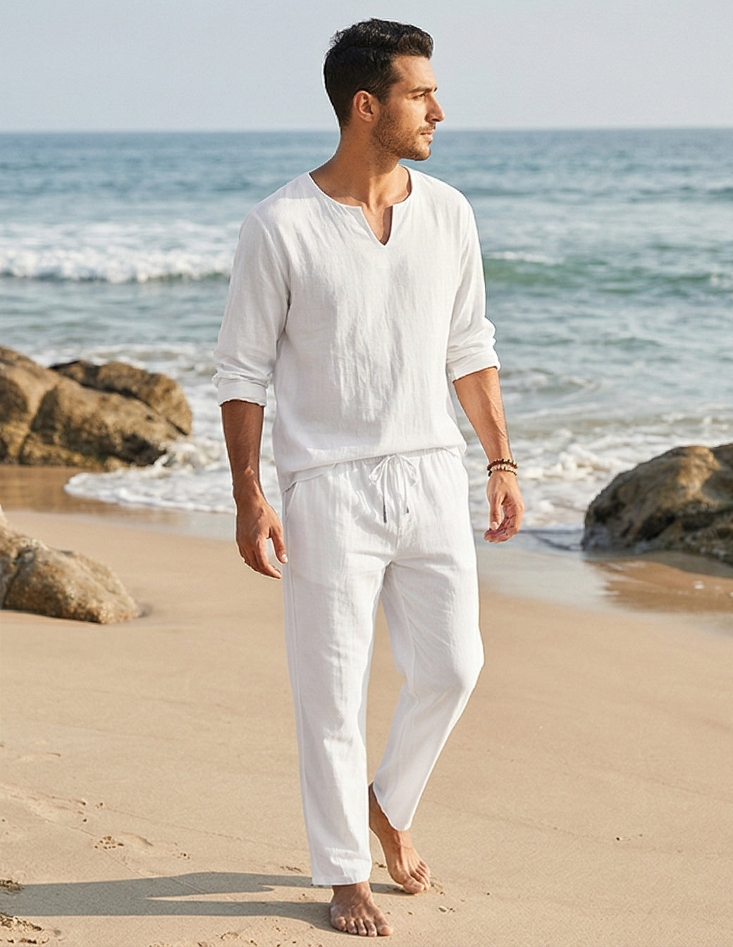 The Men’s Cotton-Linen Leisure Set