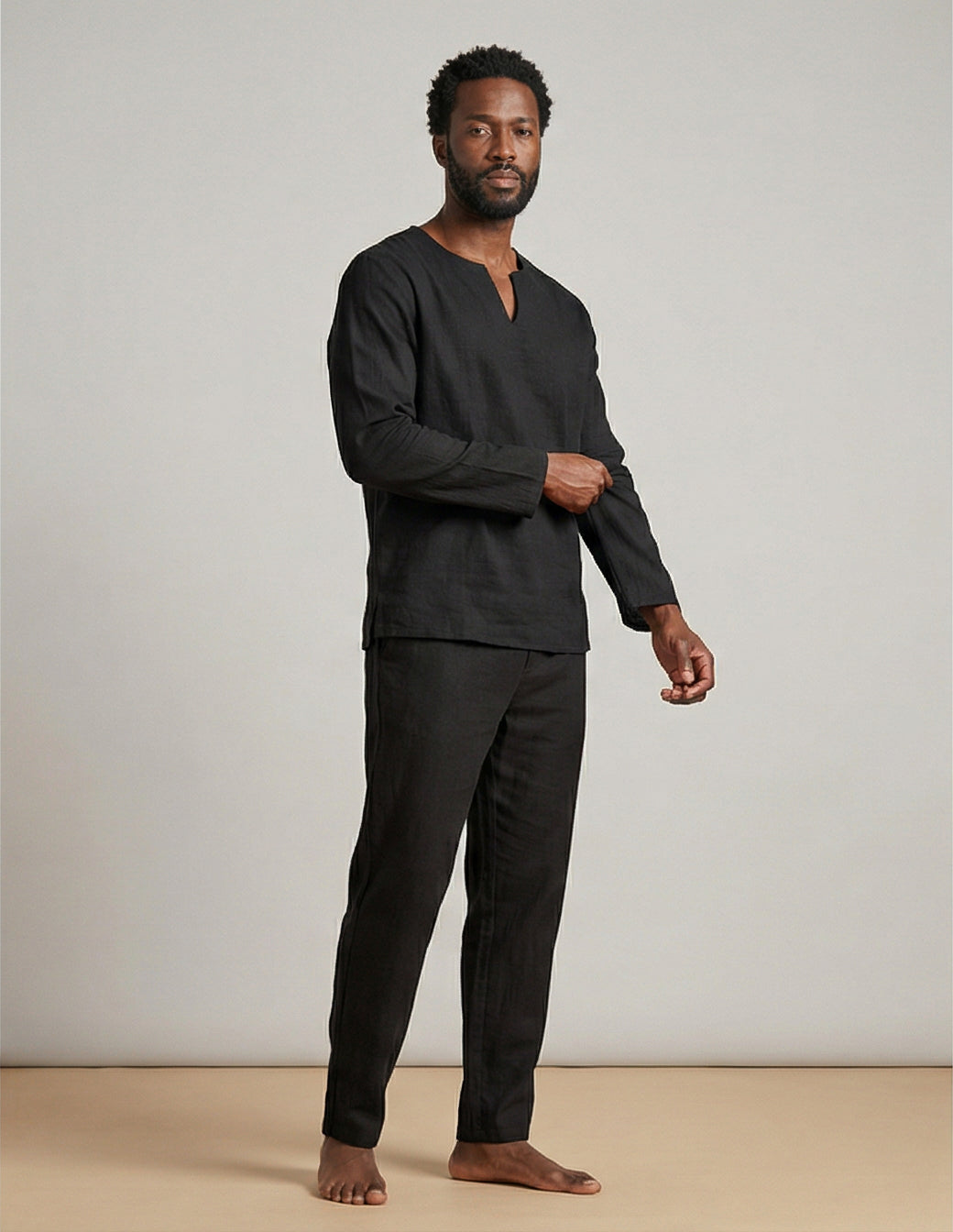 The Men’s Cotton-Linen Leisure Set