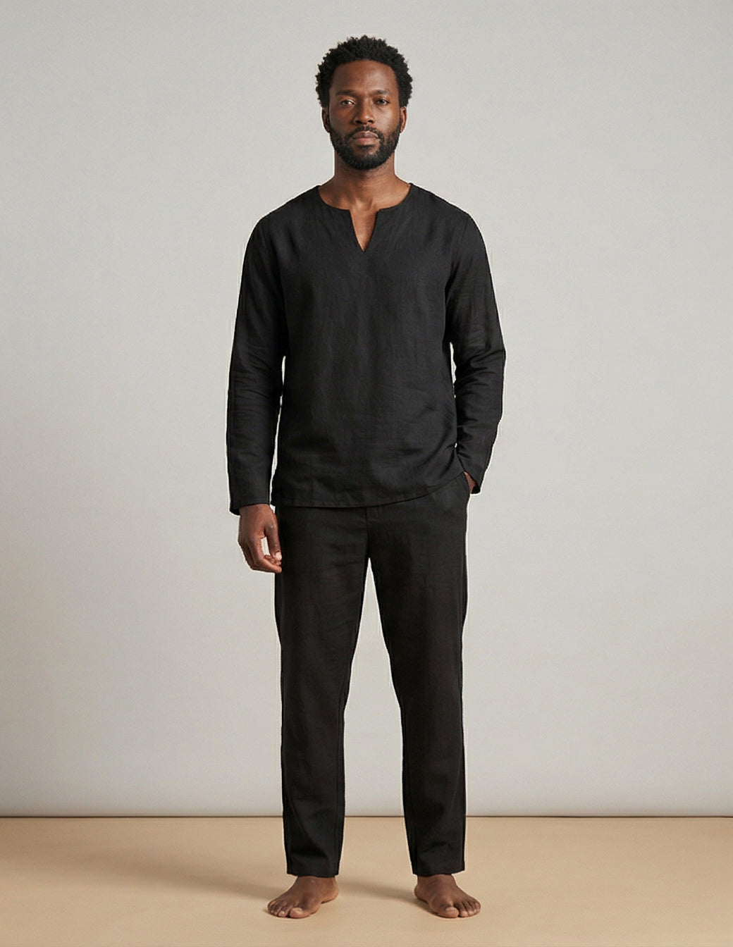 The Men’s Cotton-Linen Leisure Set