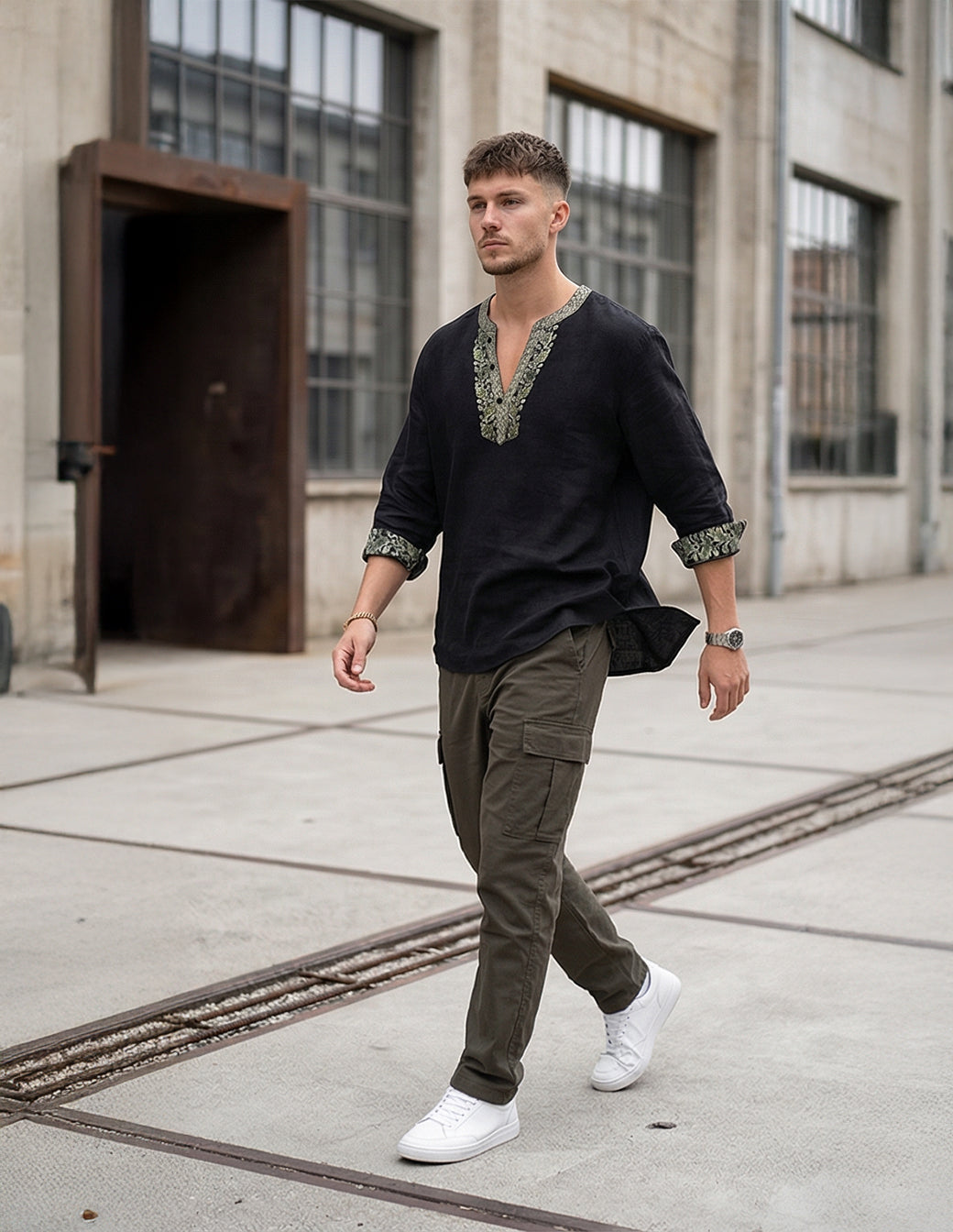 The Silk-Bamboo Artisan Henley
