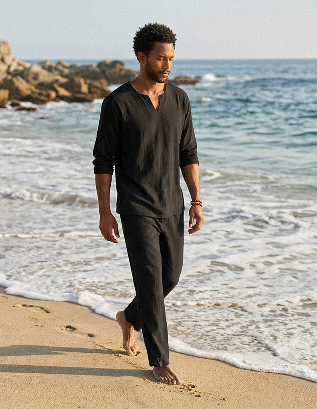 The Men’s Cotton-Linen Leisure Set
