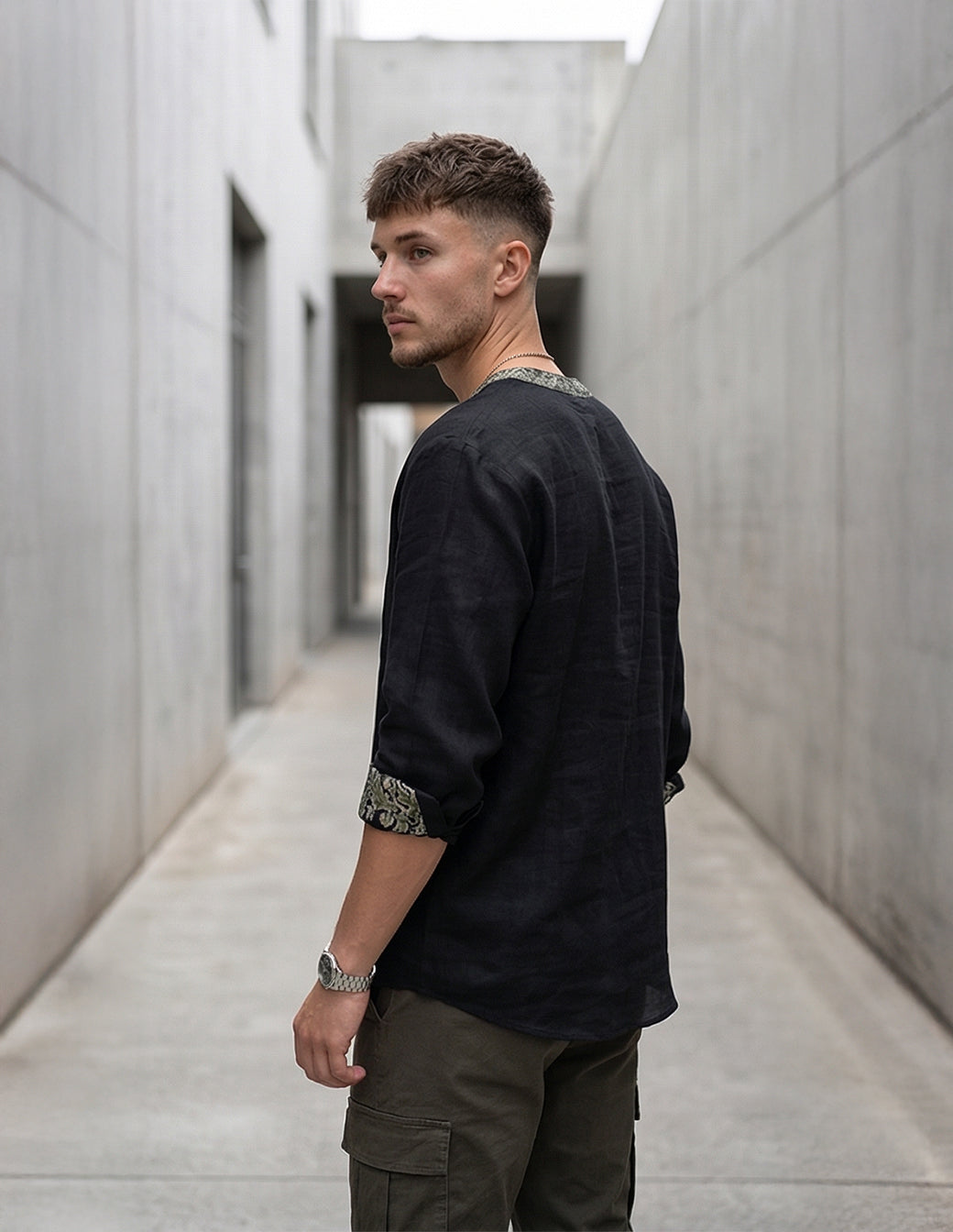 The Silk-Bamboo Artisan Henley