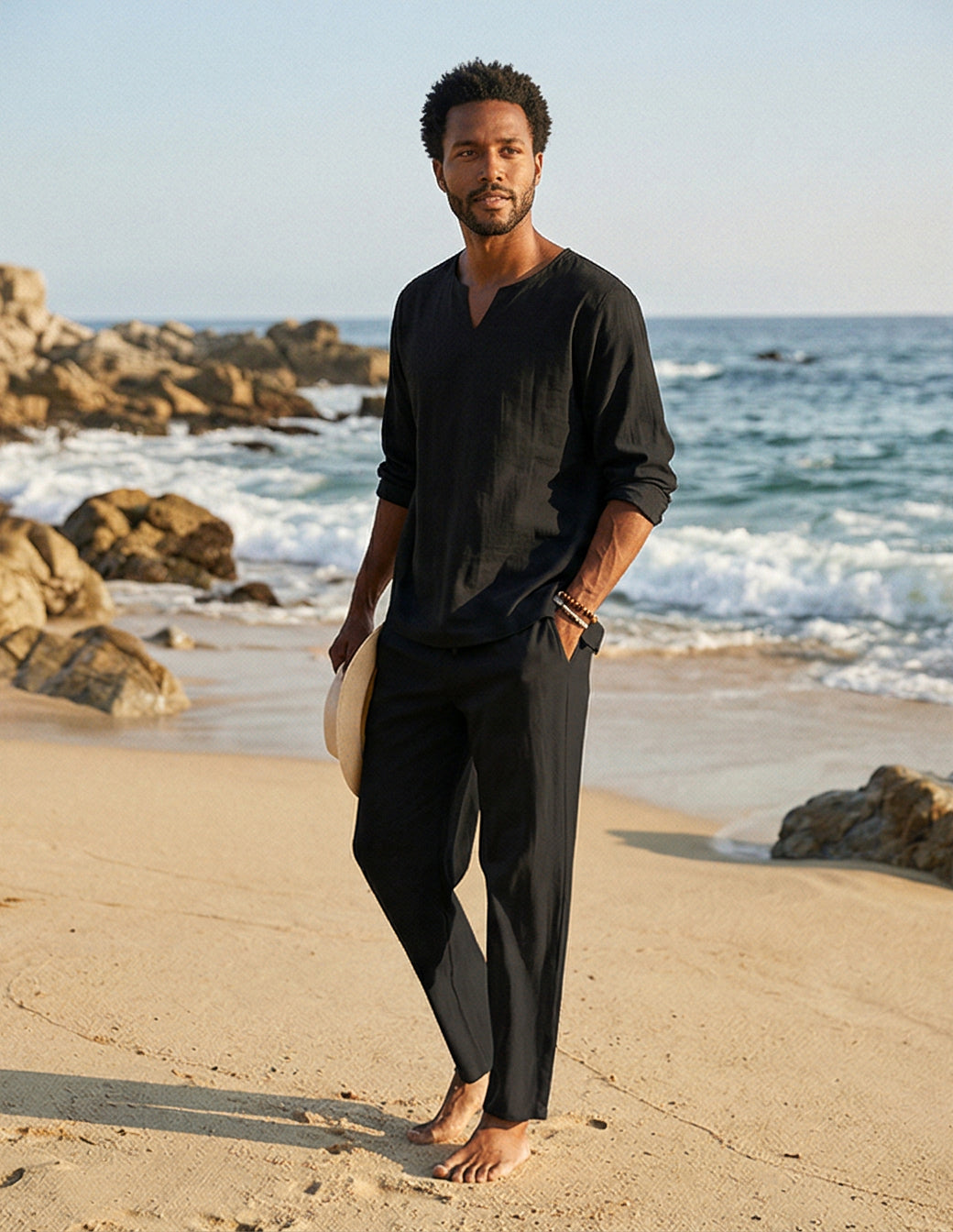 The Men’s Cotton-Linen Leisure Set