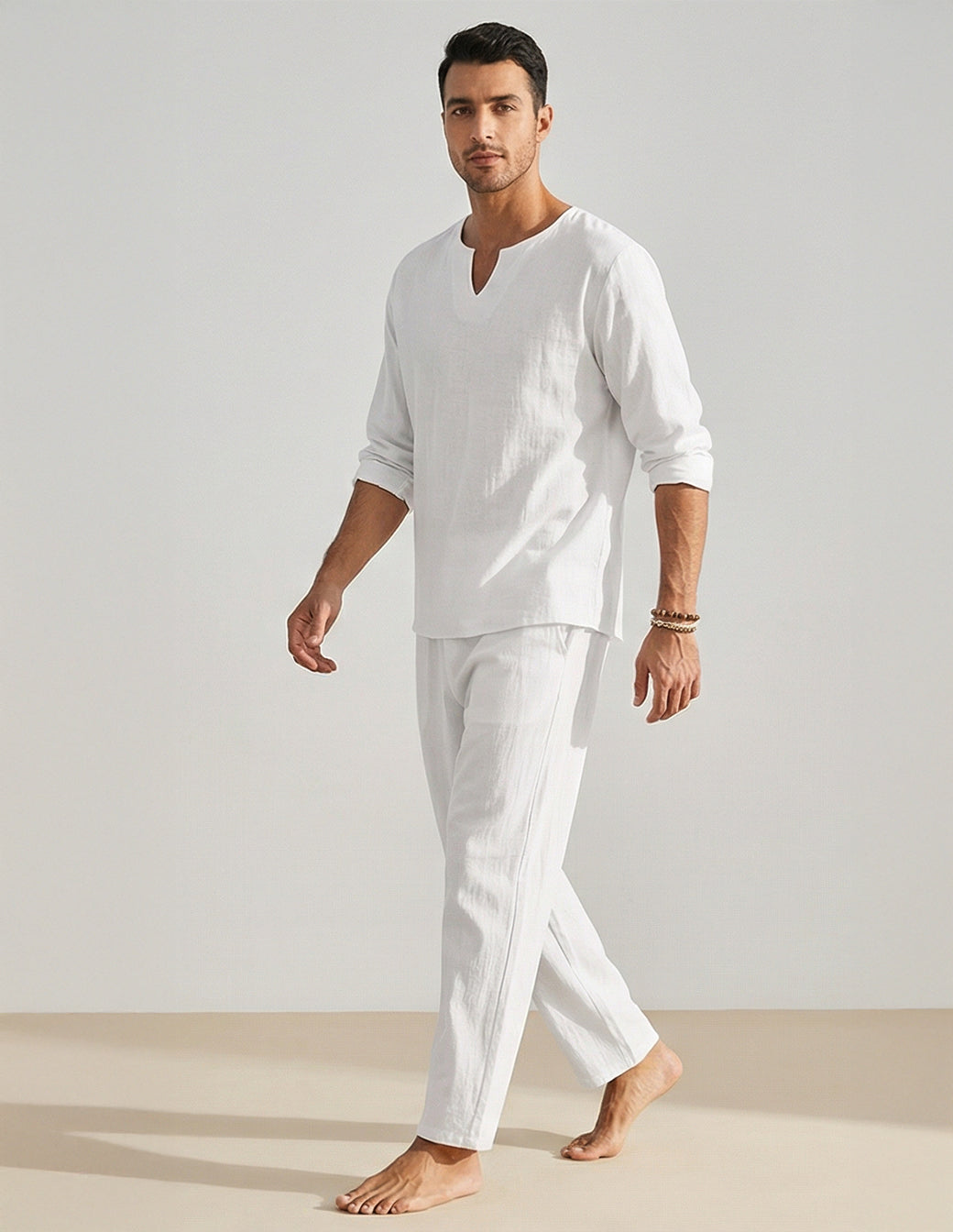 The Men’s Cotton-Linen Leisure Set