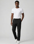Cotton-Linen Straight Trousers