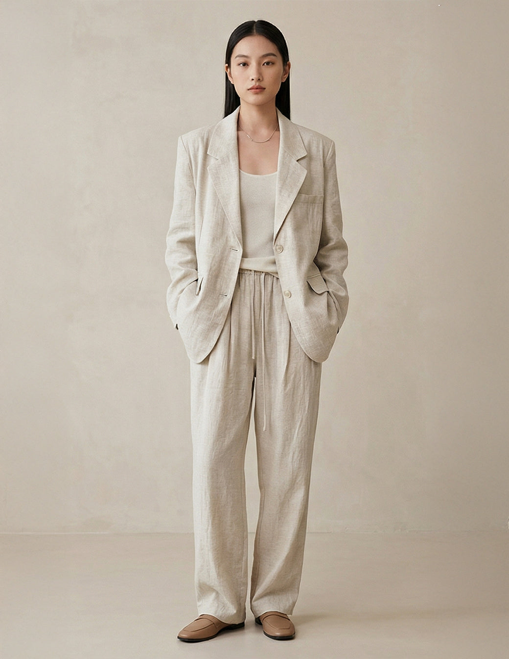 The Raw Fiber X-Long Blazer