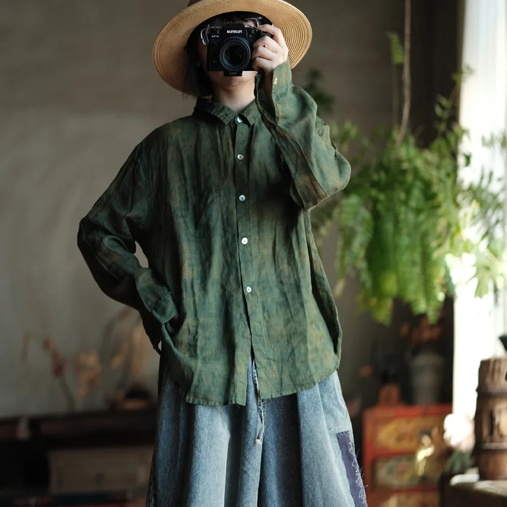 The Artful Ramie Batwing Shirt