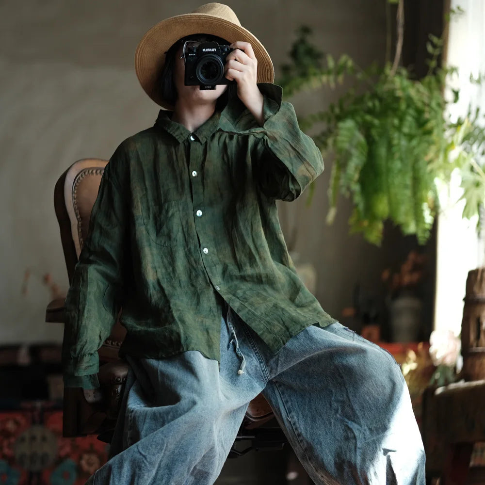 The Artful Ramie Batwing Shirt