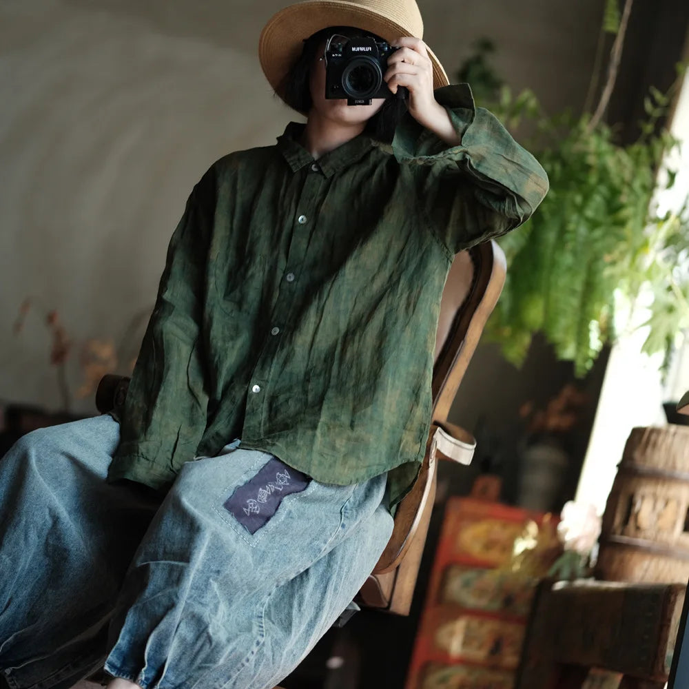 The Artful Ramie Batwing Shirt