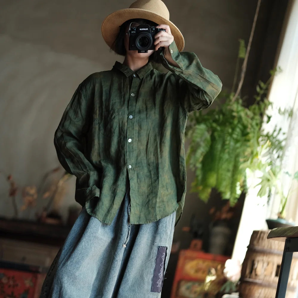 The Artful Ramie Batwing Shirt