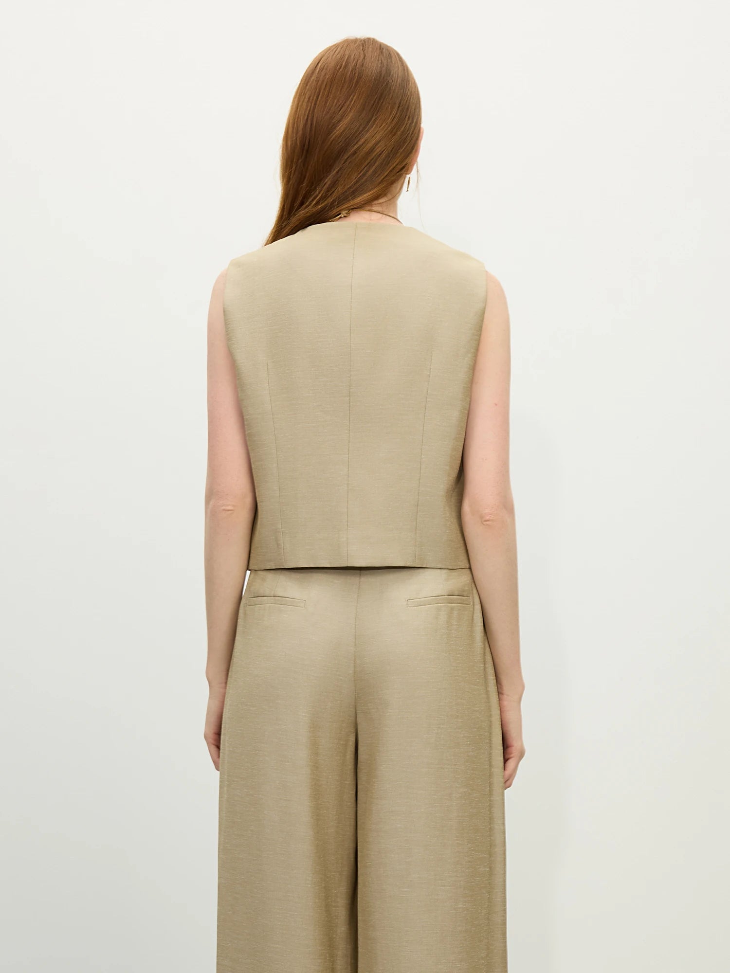 Ivory Muse Tailored Top