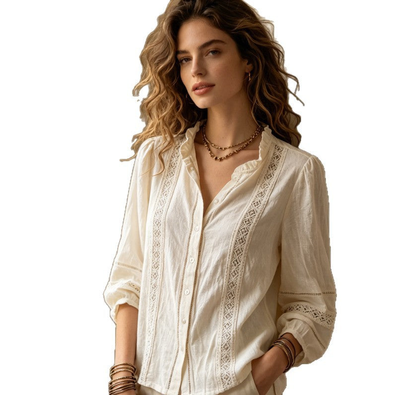 Cotton-linen shirt