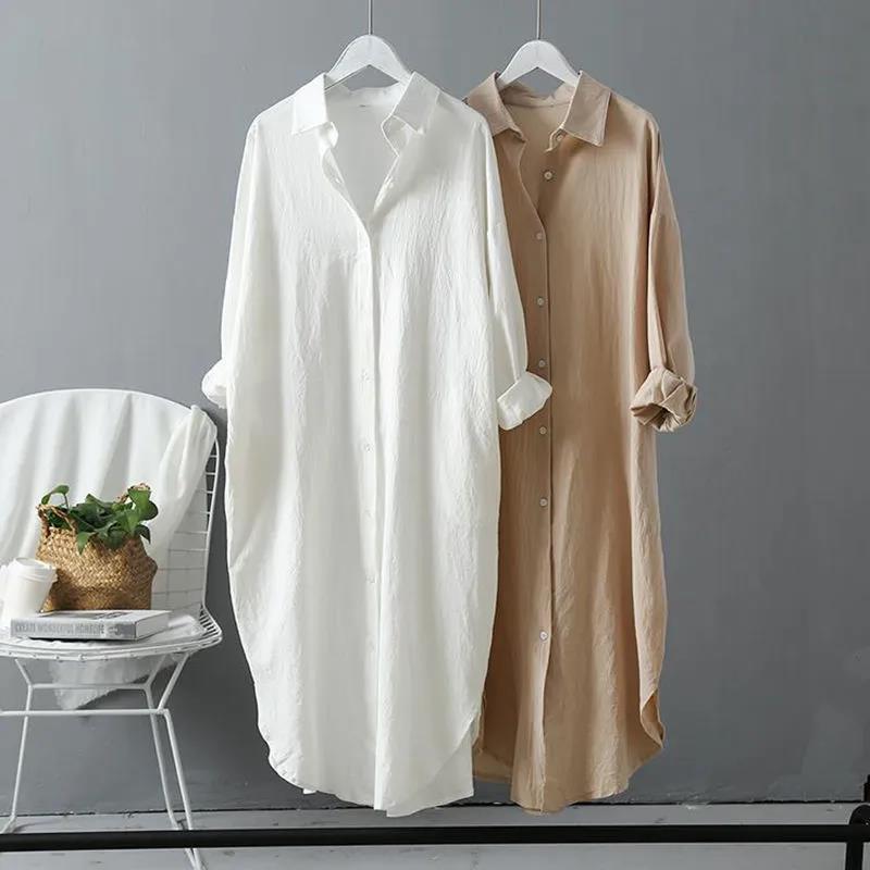 Cotton Linen Shirt Dress