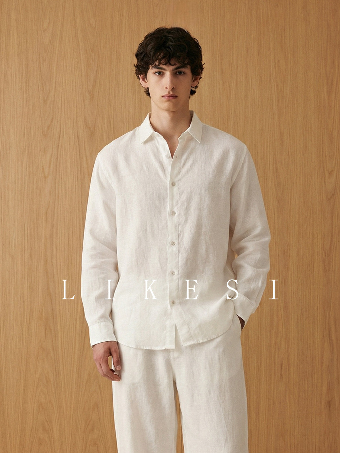 Italian-Style Pure Linen Relaxed Fit Shirt