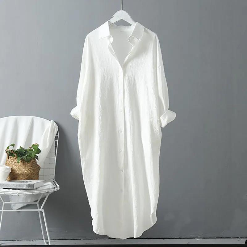 Cotton Linen Shirt Dress