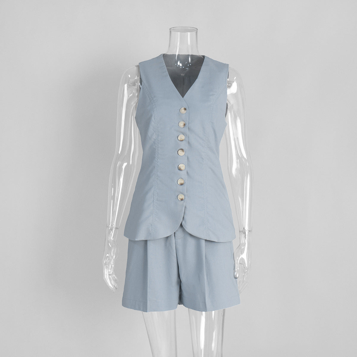 Women's Cotton Linen Vest Shorts